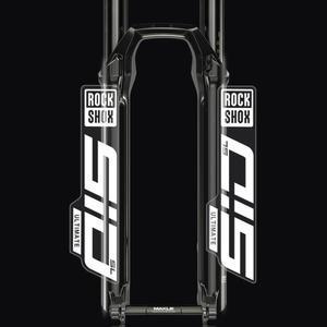 Rockshox 포크 스티커 - 자전거, 산악 자전거 및 도로 자전거 데칼, DIY 자전거 장식, 방수 투명 백킹 라이딩 스티커