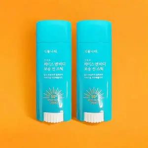 식물나라 산소수 페이스앤바디 보송선스틱 30g+30g 더블기획 (AD)