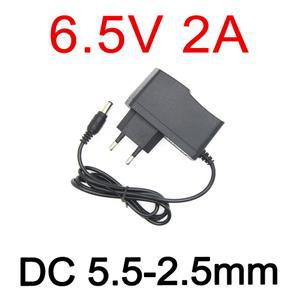 6.5V 2A 2000MA 적용 가능 6.5V 1.5A 1500ma 범용 AC DC 전원 공급 장치 어댑터 벽면 충전기 6.5V 볼트 포지티브 내부