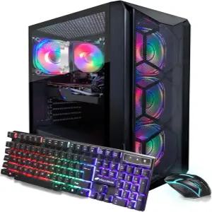 STGAubron 게이밍 PC 크탑 컴퓨터 AMD Ry 5 5500 4.2G GeForce RTX 3060 2G 6G DDR4 T SSD WiFi 6 BT 5.2