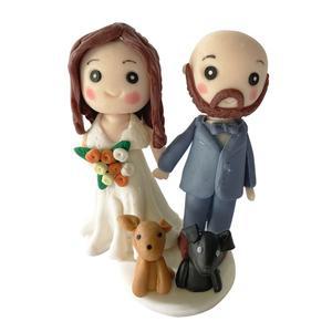 웨딩 케이크 인형 추억을위한 가을 장식 테이블을위한 웨딩 장식 소녀 커플 애완 동물을위한 신랑 생일 장식