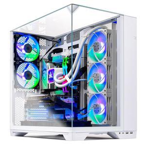 스카이테크 게이밍 O11 비전 PC, AMD 라이젠 7 9800X3D 4.7GHz, 엔비디아 RTX 5090 32GB, X870 보드, 2TB 4세대 NVMe SSD, 32GB DDR5 RAM 6000, 1000W 골드 ATX 3 PSU, 360 ARGB AIO, Wi-Fi, Win 11, 데스크탑