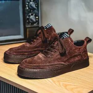 2컬러 남성 빈티지 겨울 스웨이드 로우탑 스니커즈 ZG-DV888