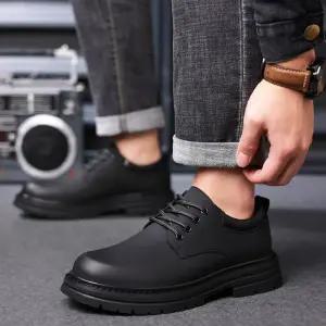 2컬러 남성 모던 스웨이드 클래식 스니커즈 로퍼 ZG-MD95