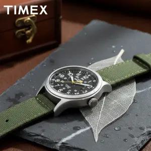 [타이맥스]익스페디션 스카우트 인디글로 카키필드 나토밴드 남자시계