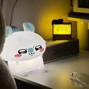 치이카와 모몬가 무드등 날다람쥐 야간 조명 침실 테이블 램프 캐릭터 굿즈