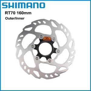 시마노 로터 RT70 140mm 디스크 브레이크 MTB 산악 자전거 로드 바이크용 외부 또는 내부 잠금 링
