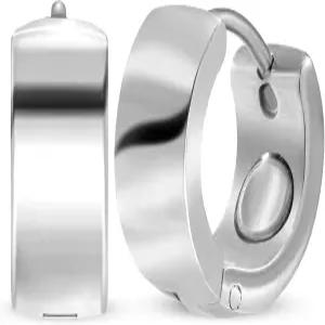 여성용 MagnetRX 마그네틱 귀걸이 - 프리미엄 림프성 연마 스테인리스 스틸 여성 테라피 지압 귀걸이(실버)