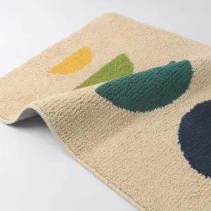 부드러운 디자인 러그 욕실 현관 발매트 선라이즈 40x60 WFIROCQ