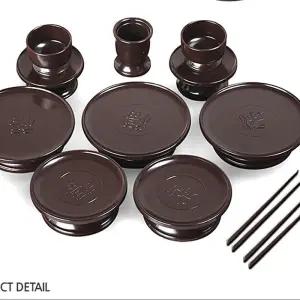 휴대용 제기 세트 14P 성묘 이동 제사 납골당 명절 가족제사 간단 제기세트