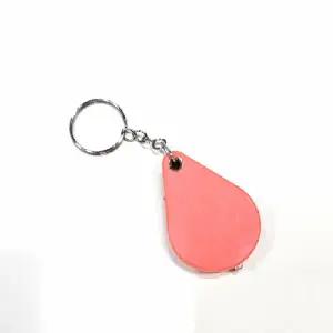 휴대용 접이식 돋보기 키링 열쇠 노인 미니 확대경 10배율