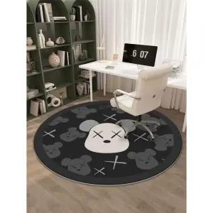 대형 라운드 원형 원목 테이블 명품러그 책상 중식당