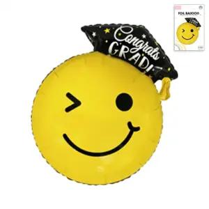 J2K 스마일 졸업 모자 풍선 학사모 포토존 홈파티 장식 꾸미기