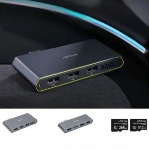 테슬라 확장 조우아 어댑터 휴대용 도크 SSD USB 3포트 가정용
