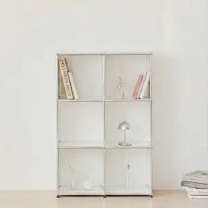 포스트모던 발렌 2X3 미드센츄리 낮은 책장 800 3단 C3