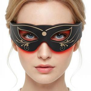 LED 마스크 눈을 위한 레드 라이트 테라피 다크 서클을 언더 장치 퍼프 백 파인 라인 벨크로 스트랩과 눈 보호 남녀 케어