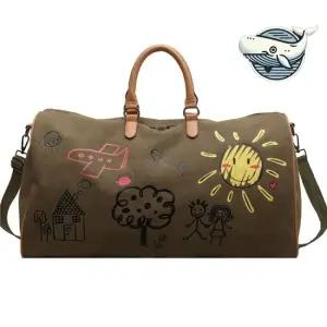 귀여운 캐주얼 여행가방 캔버스 그래픽 수납 여성백팩 여성가죽백팩 여성캐주얼백팩