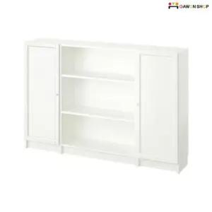 이케아 BILLY 양쪽 도어가 있는 책장/다용도수납장 (160x160cm)