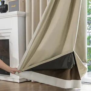 [지나송]어반 더블레이어 방한 암막커튼+볼로프+내추럴코디+화이트코디+로프+커튼봉(특대형)