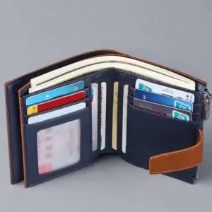 남성 윌리엄폴로 반지갑 명함 신분증 배색 카드 윌리암폴로반지갑 남성반지갑 멀티반지갑