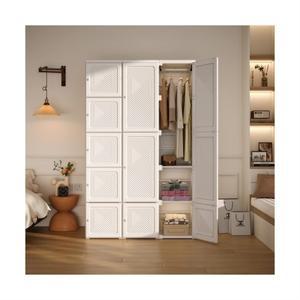 ANT BOX 앤트박스 장롱 접이식 옷장 15칸3행거 조립식 무설치 장농 옷장세트 드레스룸세트