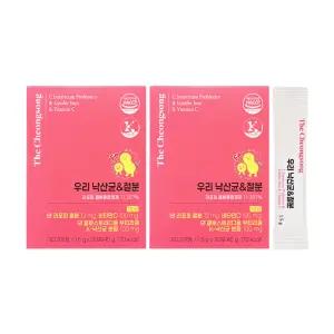 더청송 우리 낙산균&철분 1.5g x 30포 2개 리포퍼 철분 비타민C 클로스트리디움