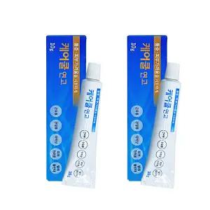 퍼슨 케어쿨 연고 10g 통증 관절통 타박상 가려움 2개