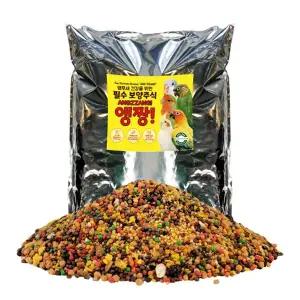 앵짱 브리드 마스터 10kg 올인원 앵무새 사료 먹이