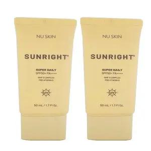 [셀러허브]1+1 뉴스킨 선라이트 수퍼 데일리 선크림 혼합자차 SPF50+ (+튜브 스퀴저 선물)( (S42240032)