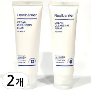 리얼베리어 크림 클렌징 폼 120ml 2개