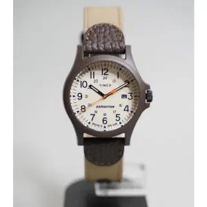 [타이맥스]익스페디션 인디글로 나토 가죽 아날로그 쿼츠 손목 남자패션시계 5종