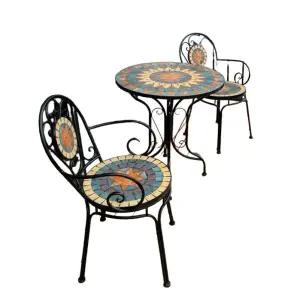 발코니 가구 의자 테이블 철제 카페 다과 야외