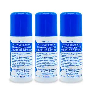 에틸클로라이드 냉각스프레이 의료용 저온기 100ml 3개