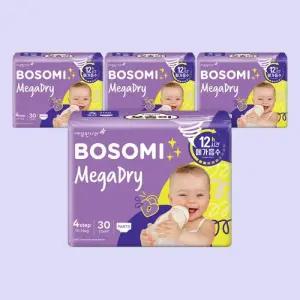 보솜이 팬티 기저귀 메가드라이 대형 공용 30개입 4팩