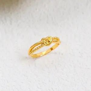 [골드모아]여자 순금 반지 3.75g [하트매듭]