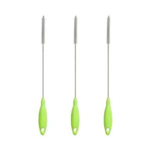 리에또 유아 젖꼭지 젖병솔 빨대 세척솔 그린 3P