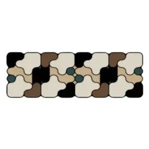 큐브 규조토 빨아쓰는 발매트 주방 부엌 브라운