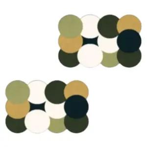 어썸 규조토 논 발매트 욕실 인테리어 톤그린 2P