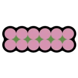 오레오 규조토 발매트 침실 인테리어 롱 블랙핑크