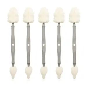 리에또 양 젖병솔 물병 텀블러 세척솔 그레이 5P