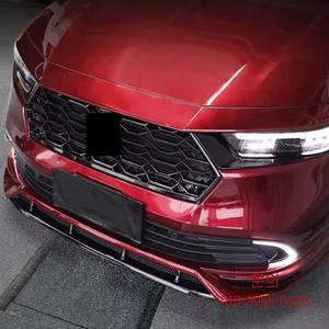 혼다 어코드 11th 2023 변환 새로운 스타일 마스크 자동차 액세서리 용 글로스 블랙 그릴 라디에이터 헤드