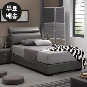 [벤티스가구]린 가죽 1인용 고급 침대프레임 호텔식 슈퍼싱글사이즈 침대 학생 자취방 일인가구