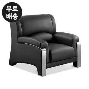 [벤티스가구]지누 사무실 가죽 쇼파 일인 고급 중역 임원 회의실 사장실 회장실 사무용 소파 1인용