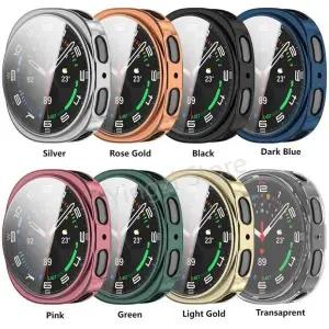 삼성 갤럭시 워치 8 44mm 40mm용 소프트 TPU 풀 케이스 삼성 갤럭시 워치8 8 클래식 스마트 워치 쉘 커버