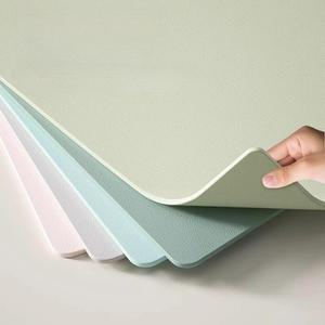 책상커버 매트 사무실 pvc매트 책상보 미끄럼방지 사이즈 맞춤 말차그린