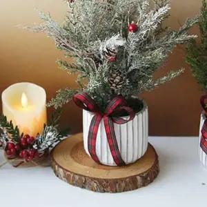 조화 미니 포시즌 트리 크리스마스 화분 소나무