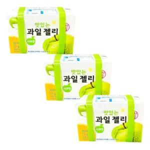 과일젤리 사과맛3개 과일모양젤리