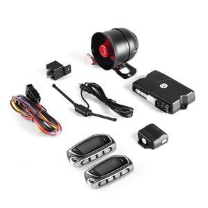 SPY 범용 자동차 경보 키트 원격 시동 도난 방지 장치 양방향 LCD 리모컨 포함 1500m 거리 제어