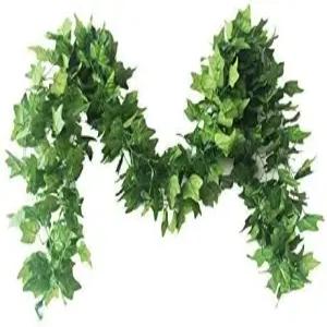 보티우스 40피트 현실감 넘치는 인공 비 화환 실내/외 결혼식 벽 파티 정원 장식을 위한 자외선 저항 가짜