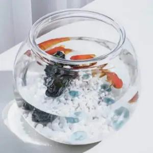 [셀러에이드]미니 플라스틱 수족관 어항 18X16cm 투명 수조 물고기 서식 공간